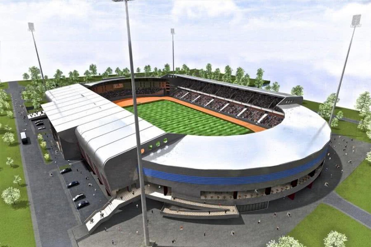 GALERIE FOTO Poli Iași vrea să-și facă superstadion! Cum arată planul inițial: investiție de 48 de milioane de euro