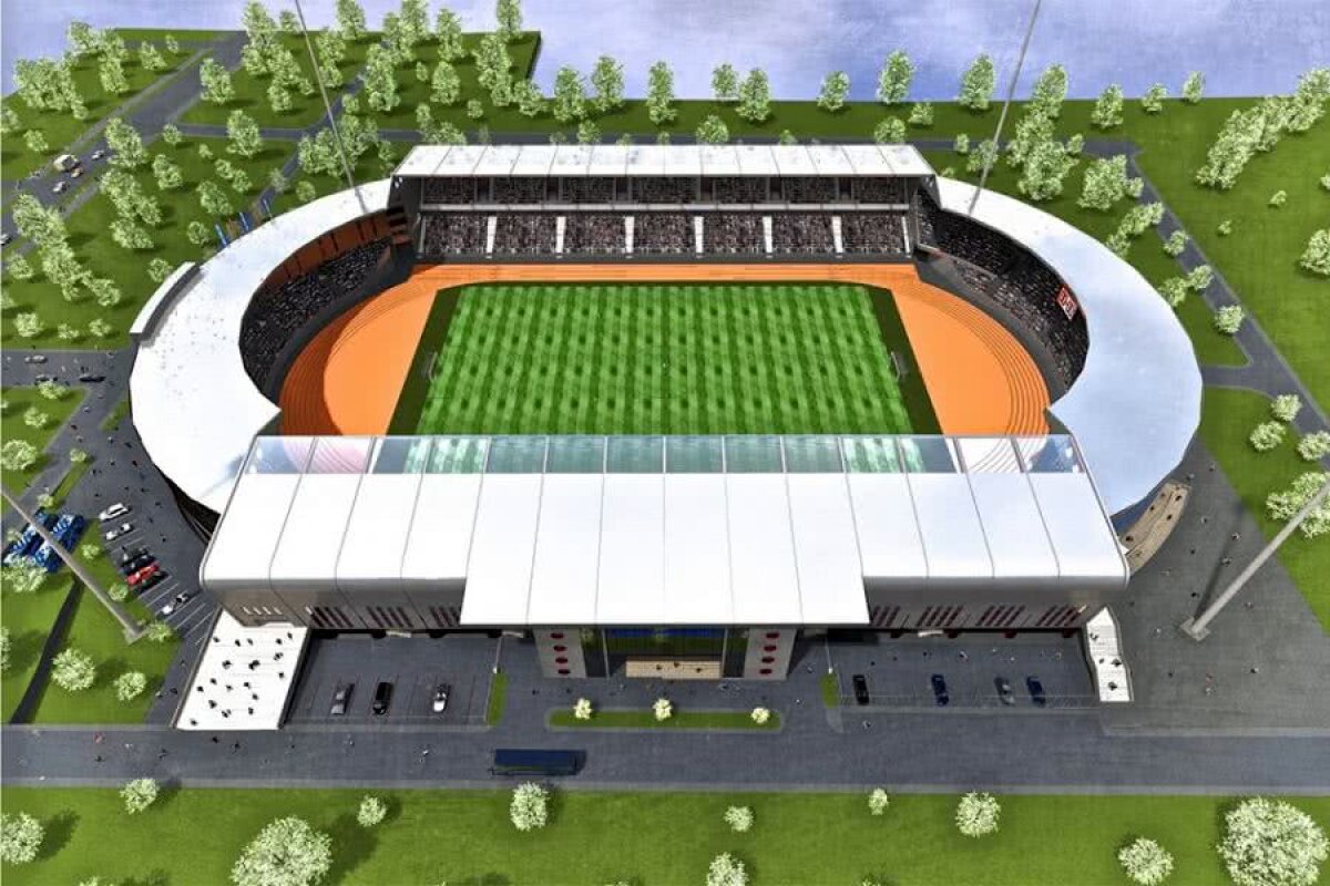 GALERIE FOTO Poli Iași vrea să-și facă superstadion! Cum arată planul inițial: investiție de 48 de milioane de euro