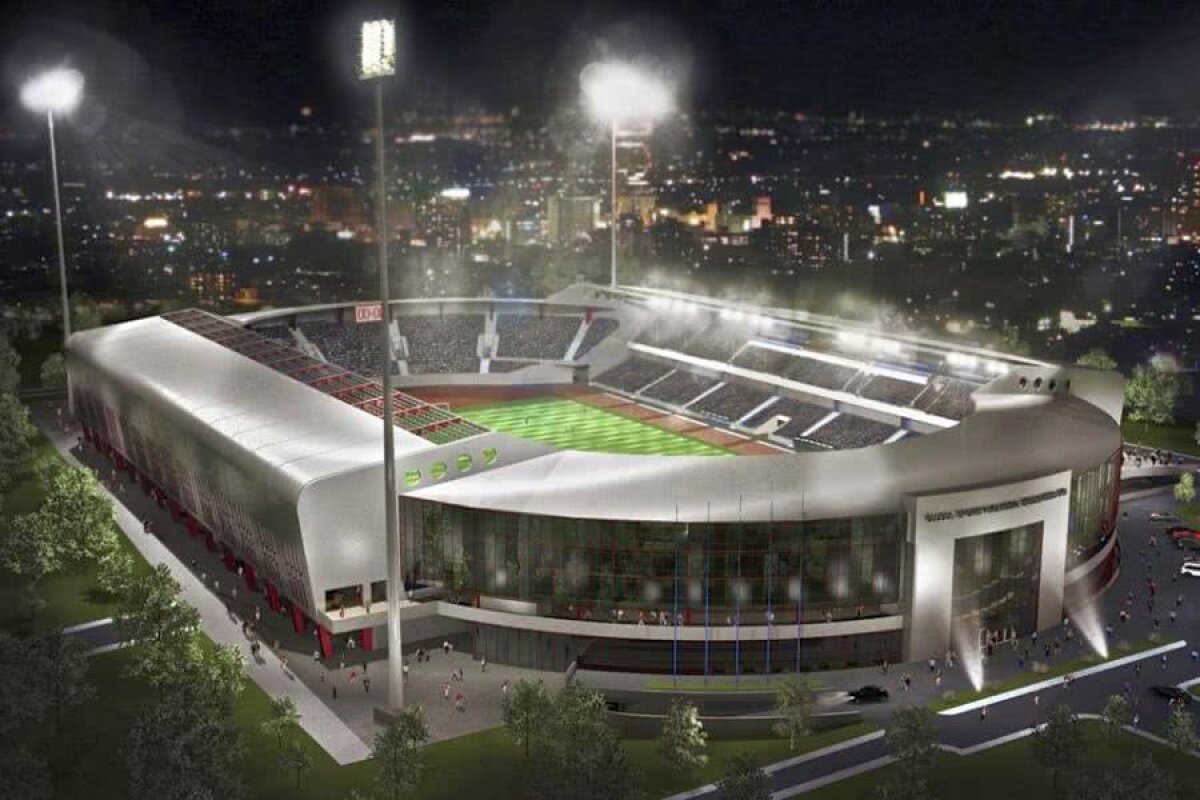 GALERIE FOTO Poli Iași vrea să-și facă superstadion! Cum arată planul inițial: investiție de 48 de milioane de euro