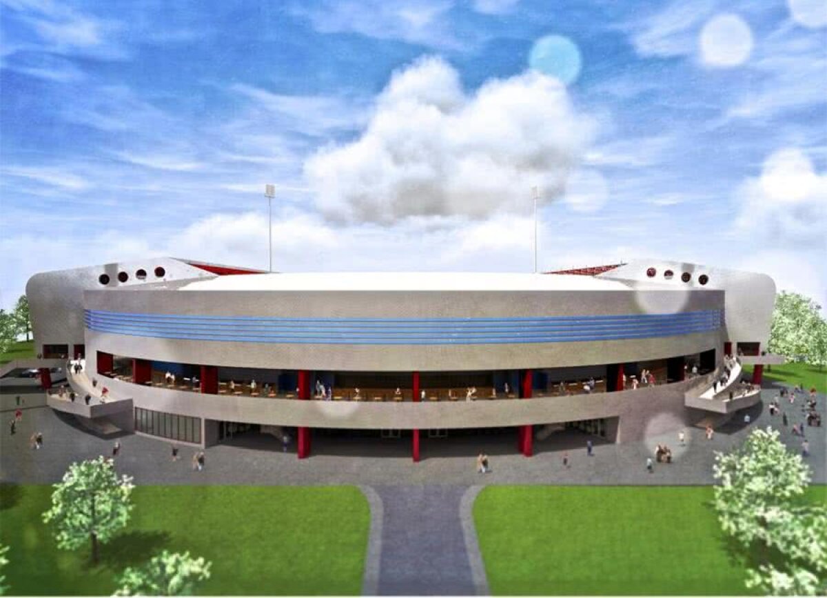 GALERIE FOTO Poli Iași vrea să-și facă superstadion! Cum arată planul inițial: investiție de 48 de milioane de euro