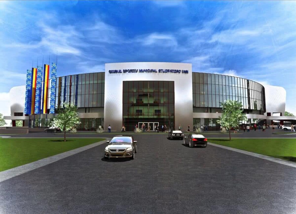 GALERIE FOTO Poli Iași vrea să-și facă superstadion! Cum arată planul inițial: investiție de 48 de milioane de euro