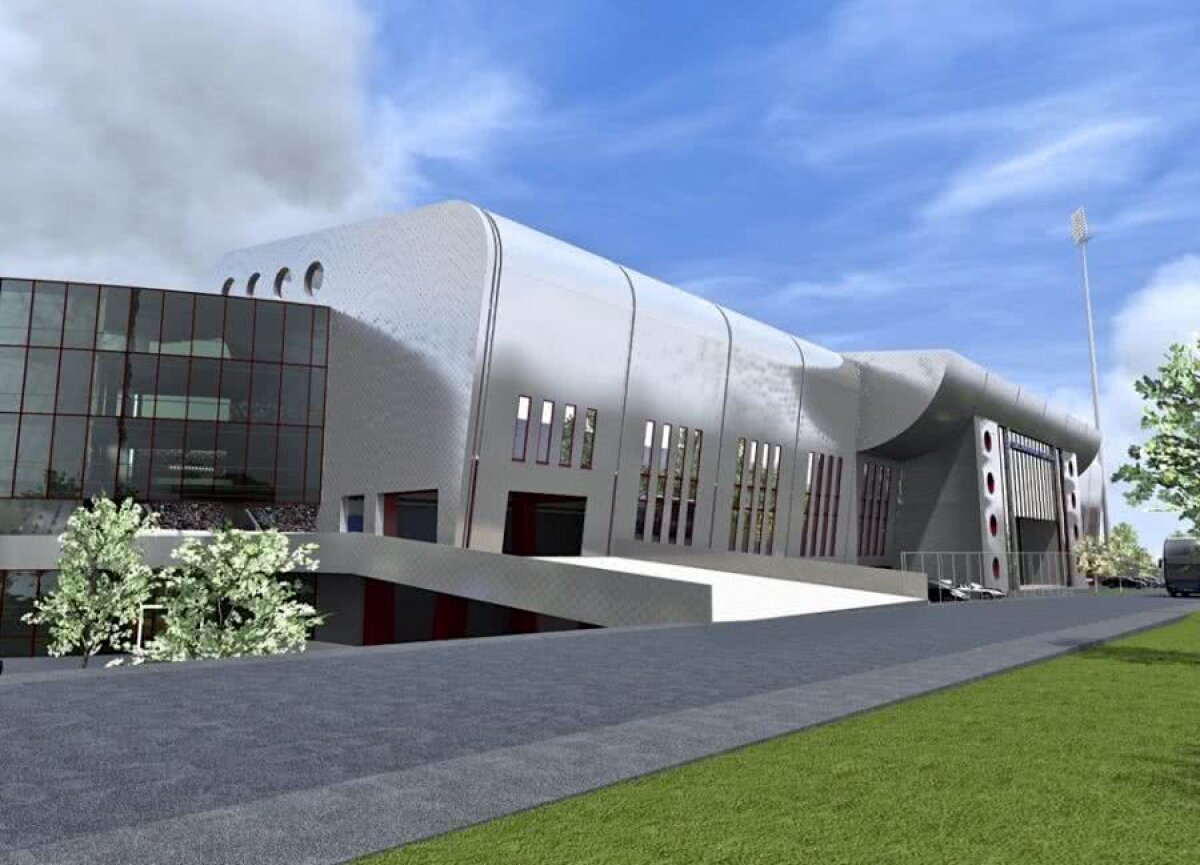 GALERIE FOTO Poli Iași vrea să-și facă superstadion! Cum arată planul inițial: investiție de 48 de milioane de euro