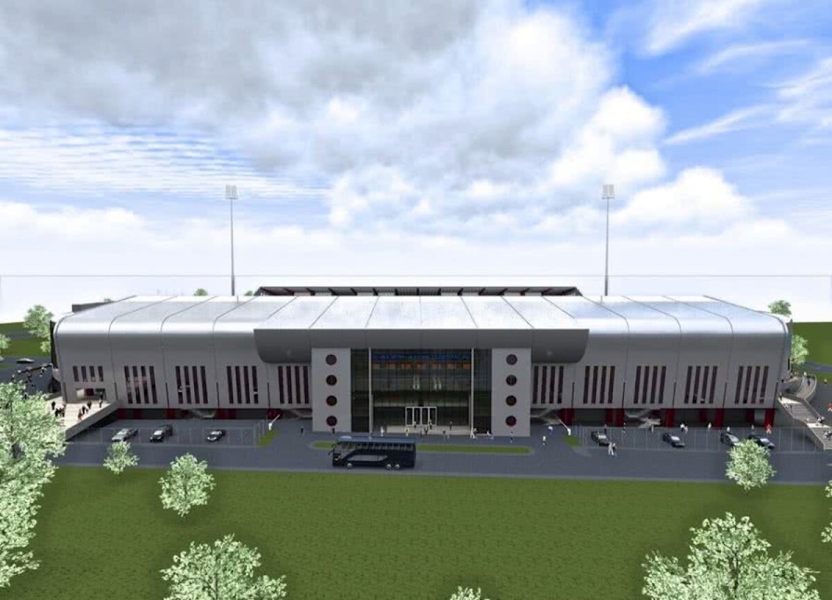GALERIE FOTO Poli Iași vrea să-și facă superstadion! Cum arată planul inițial: investiție de 48 de milioane de euro