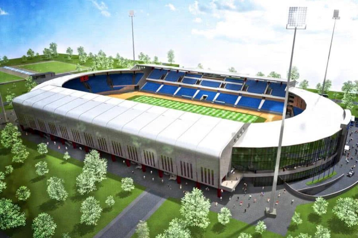 GALERIE FOTO Poli Iași vrea să-și facă superstadion! Cum arată planul inițial: investiție de 48 de milioane de euro