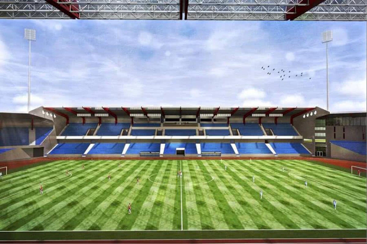 GALERIE FOTO Poli Iași vrea să-și facă superstadion! Cum arată planul inițial: investiție de 48 de milioane de euro