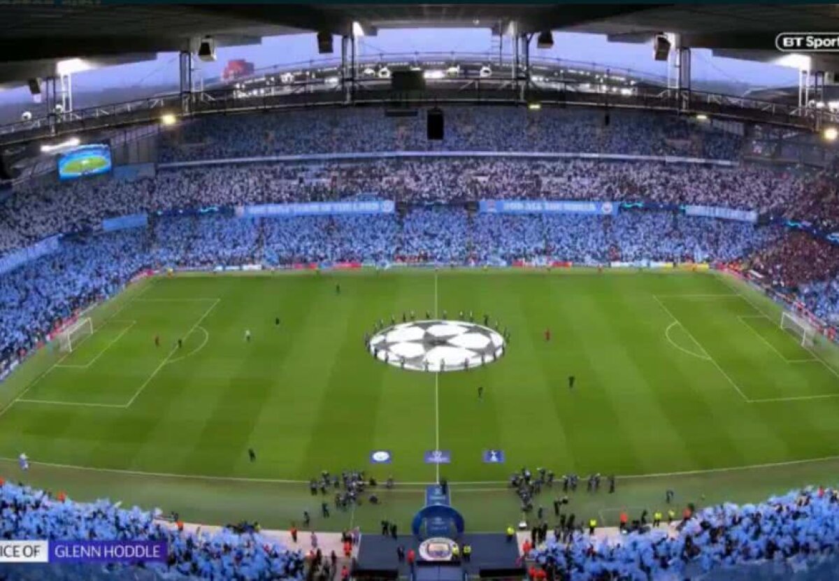 MANCHESTER CITY - TOTTENHAM // GALERIE FOTO Imagini spectaculoase de pe Etihad! Scenografie pe tot stadionul realizată de fanii lui Manchester City