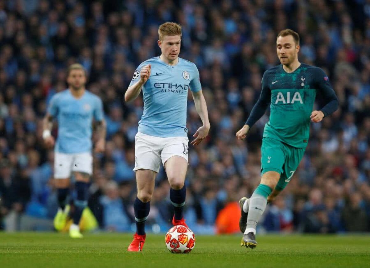 MANCHESTER CITY - TOTTENHAM 4-3 // Thriller pe Etihad! City o bate pe Spurs, 4-3, după un meci roller coaster, dar e OUT din Ligă! Gol anulat cu VAR în prelungiri