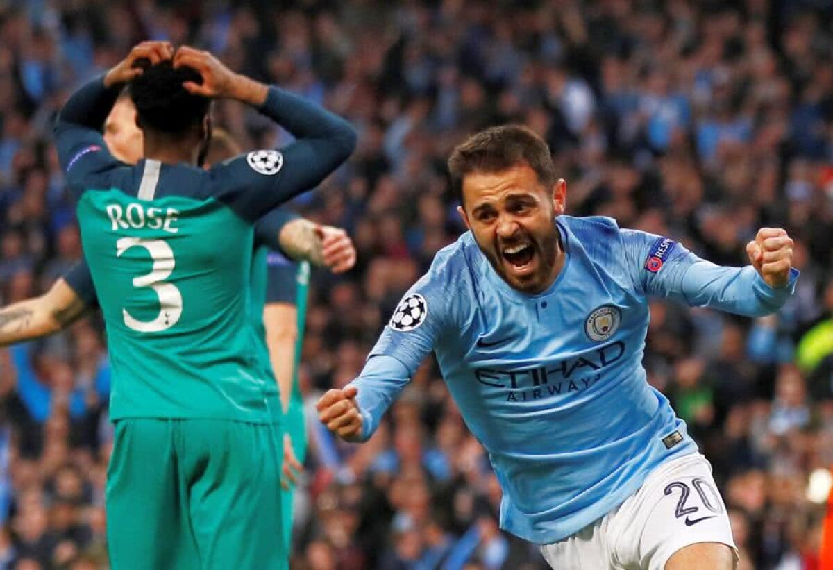 MANCHESTER CITY - TOTTENHAM 4-3 // Thriller pe Etihad! City o bate pe Spurs, 4-3, după un meci roller coaster, dar e OUT din Ligă! Gol anulat cu VAR în prelungiri