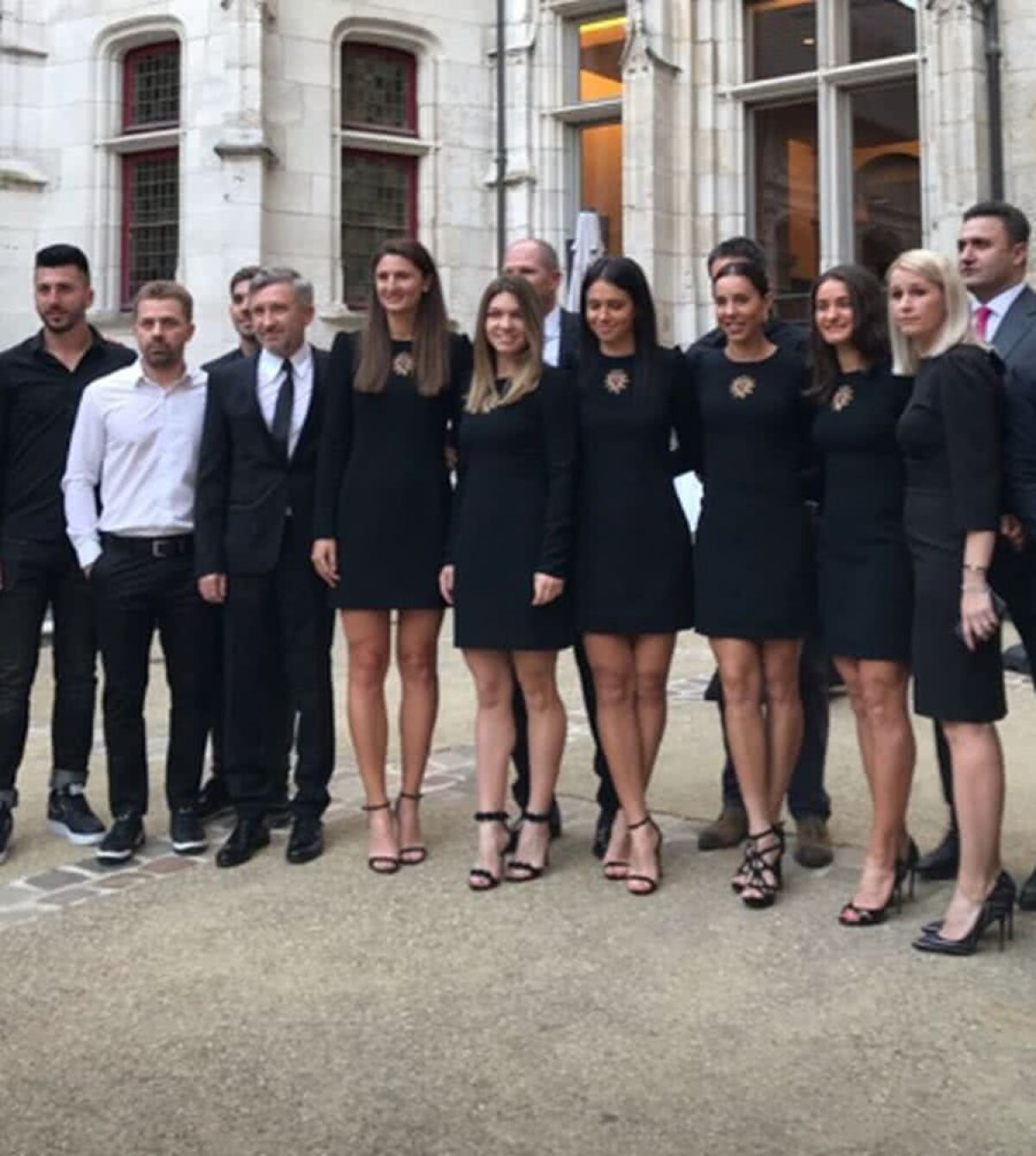 FRANȚA - ROMÂNIA FED CUP / FOTO Simona Halep, Irina Begu, Mihaela Buzărnescu, Raluca Olaru și Monica Niculescu, elegante la dineul oficial