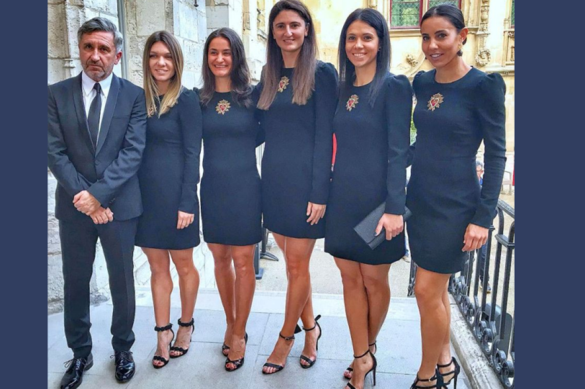 FRANȚA - ROMÂNIA FED CUP / FOTO Simona Halep, Irina Begu, Mihaela Buzărnescu, Raluca Olaru și Monica Niculescu, elegante la dineul oficial