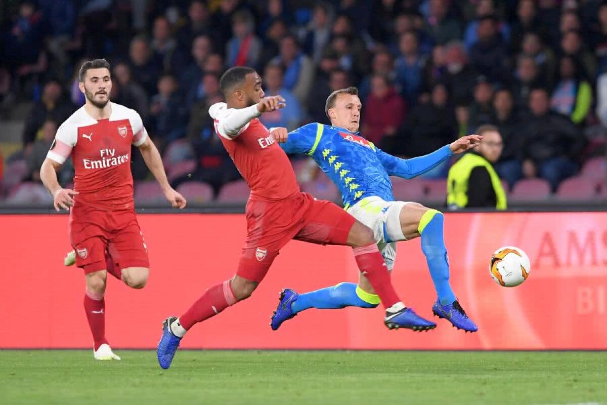 NAPOLI - ARSENAL // VIDEO+FOTO Vlad Chiricheș a luat cea mai mare notă din echipa italienilor: „Singurul aspect pozitiv în meciul ăsta a fost prestația lui”