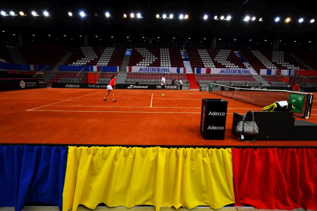 FRANȚA - ROMÂNIA, FED CUP // VIDEO+FOTO EXCLUSIV Imagini de la antrenamentul de azi al echipei de Fed Cup + ultimele detalii de la corespondenții Gazetei