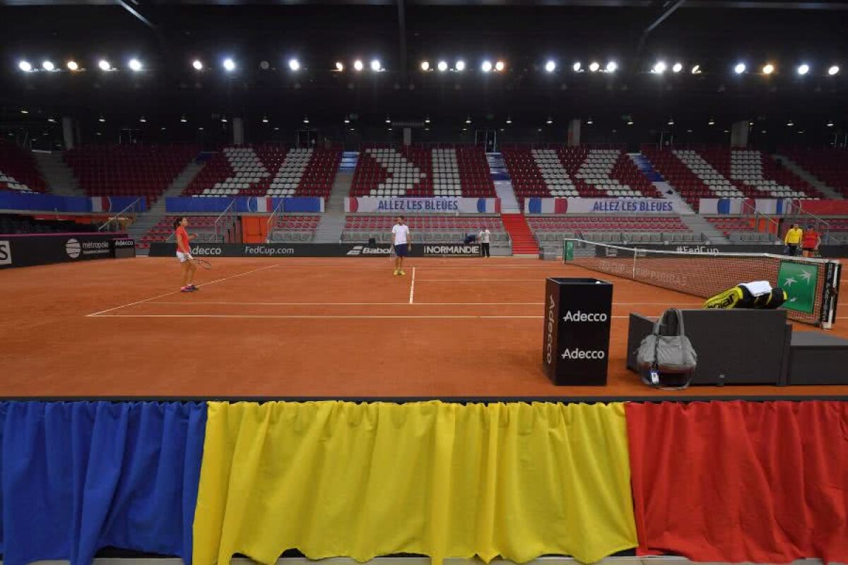 FRANȚA - ROMÂNIA, FED CUP // VIDEO+FOTO EXCLUSIV Imagini de la antrenamentul de azi al echipei de Fed Cup + ultimele detalii de la corespondenții Gazetei