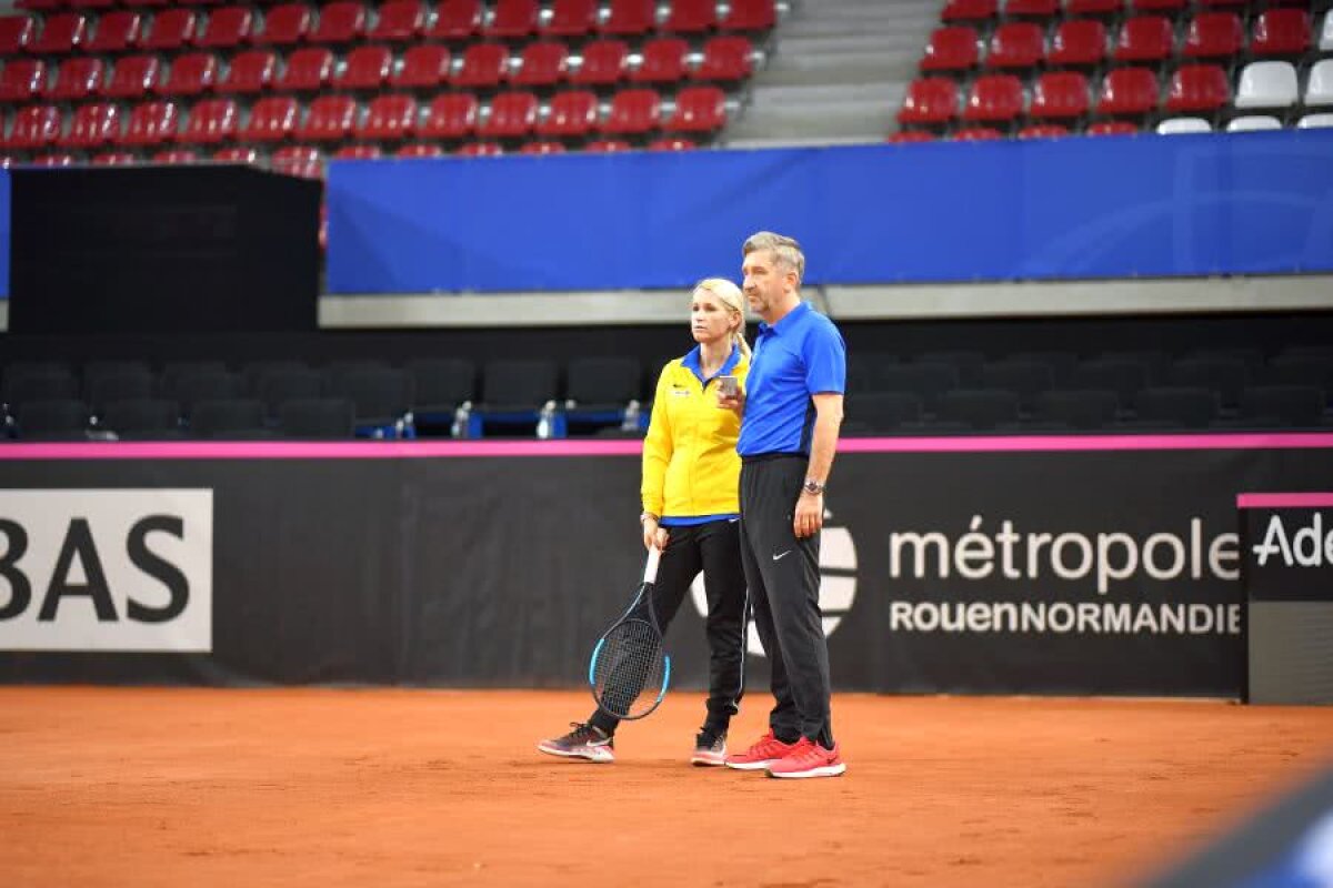 FRANȚA - ROMÂNIA, FED CUP // VIDEO+FOTO EXCLUSIV Imagini de la antrenamentul de azi al echipei de Fed Cup + ultimele detalii de la corespondenții Gazetei