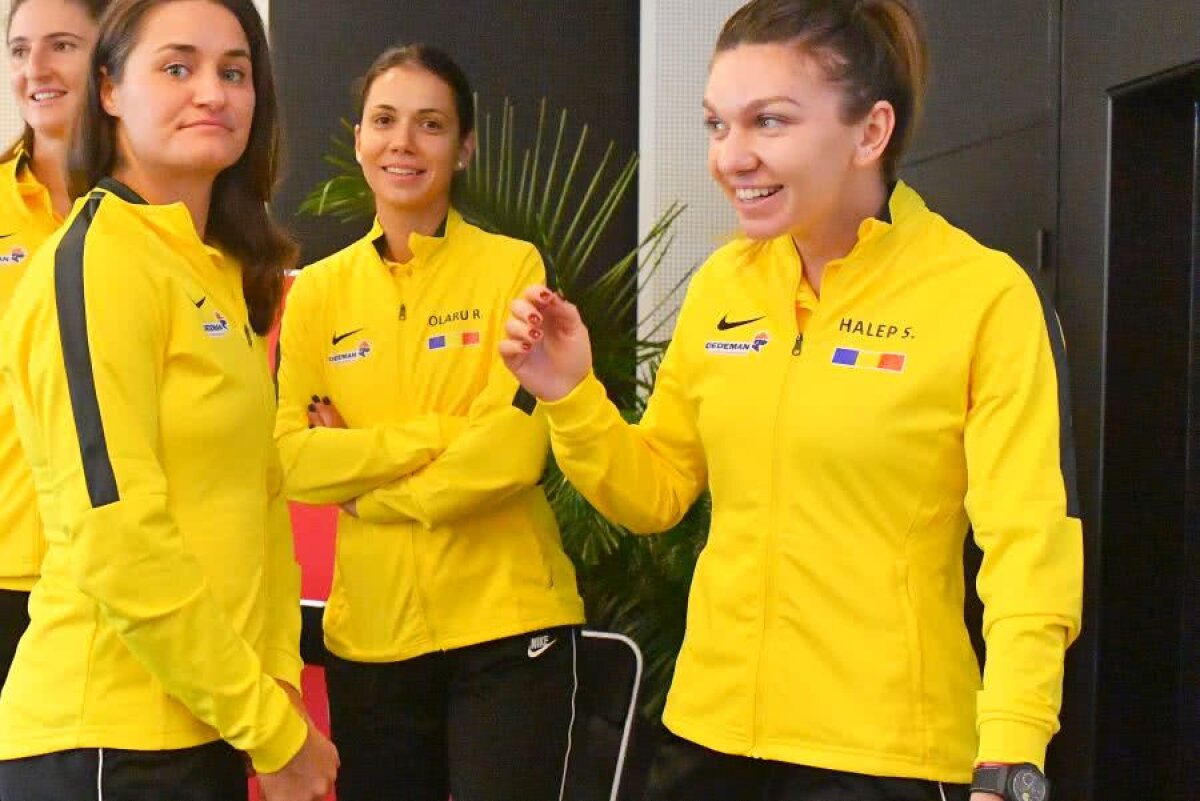 FRANȚA - ROMÂNIA, FED CUP // FOTO Simona Halep, primele declarații după ce a aflat că joacă împotriva Kristinei Mladenovic: „Am emoții, trebuie să recunosc. E diferit în Fed Cup” » Cum arată raportul meciurilor directe