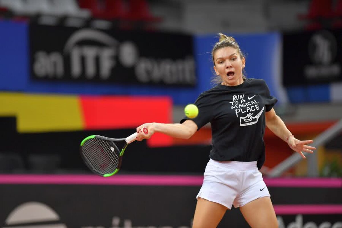 FRANȚA - ROMÂNIA, FED CUP // FOTO Simona Halep, primele declarații după ce a aflat că joacă împotriva Kristinei Mladenovic: „Am emoții, trebuie să recunosc. E diferit în Fed Cup” » Cum arată raportul meciurilor directe