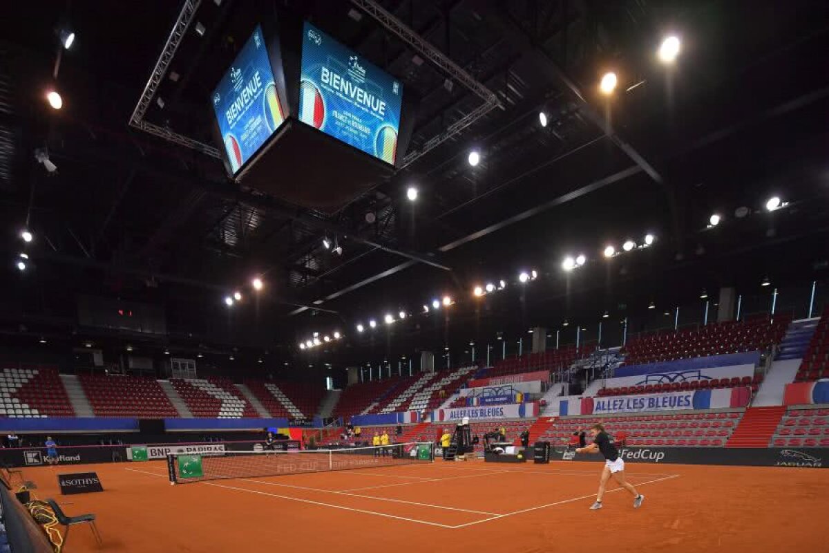 FRANȚA - ROMÂNIA, FED CUP // VIDEO+FOTO EXCLUSIV Imagini de la antrenamentul de azi al echipei de Fed Cup + ultimele detalii de la corespondenții Gazetei