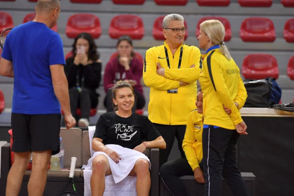 FRANȚA - ROMÂNIA, FED CUP // Zgura din sala cu surprize » Detalii inedite de la antrenament: întrebarea pusă de Monica Niculescu + ce inovație pregătesc francezii