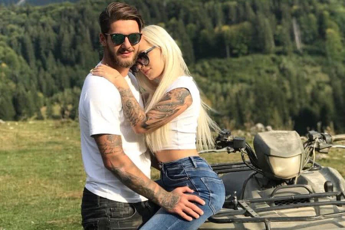 GALERIE FOTO Sexy-blondina unuia dintre cei mai tineri portari titulari ai Ligii 1! E pasionată de tatuaje și bulldogi 