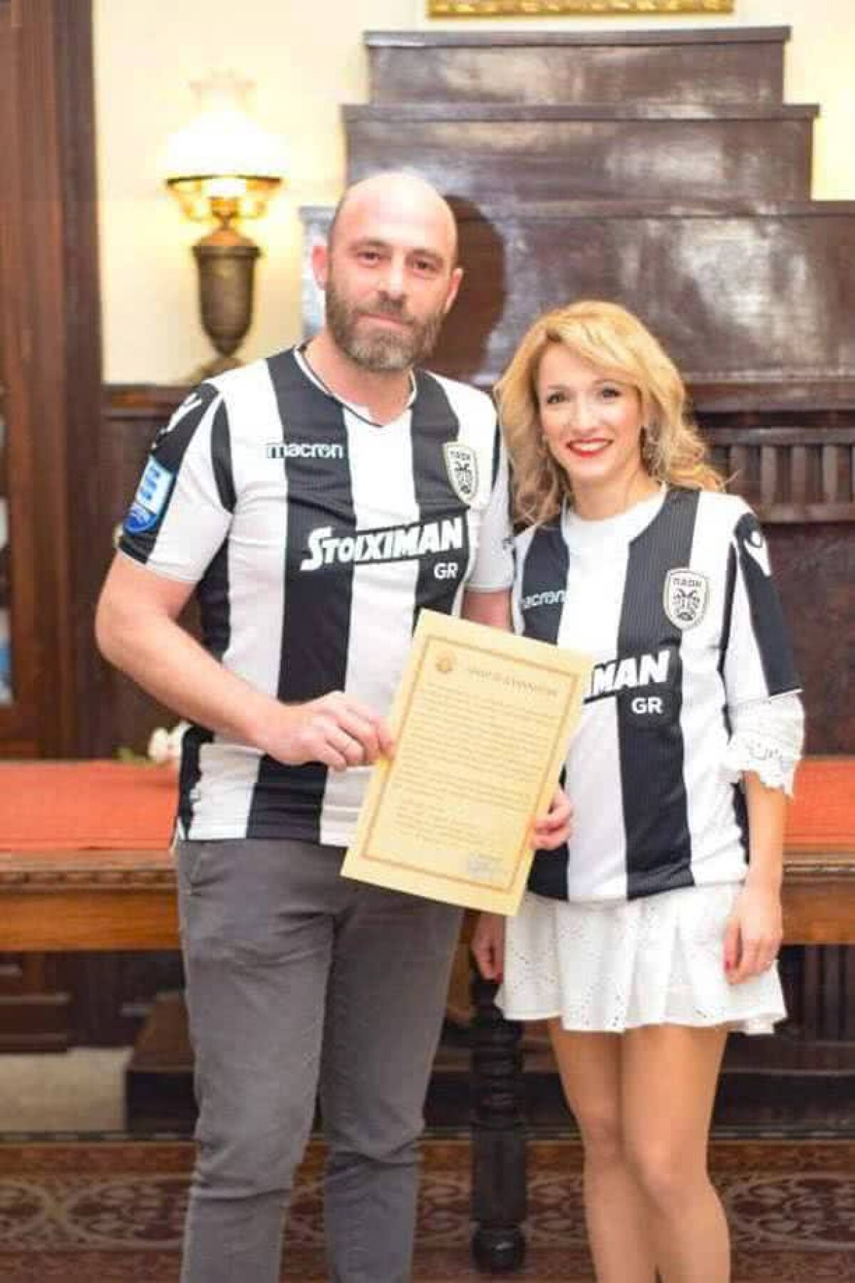 PAOK - LEVADIAKOS // FOTO Fantastic! O promisiune împlinită după 20 de ani. Căsătoriți în tricoul campioanei
