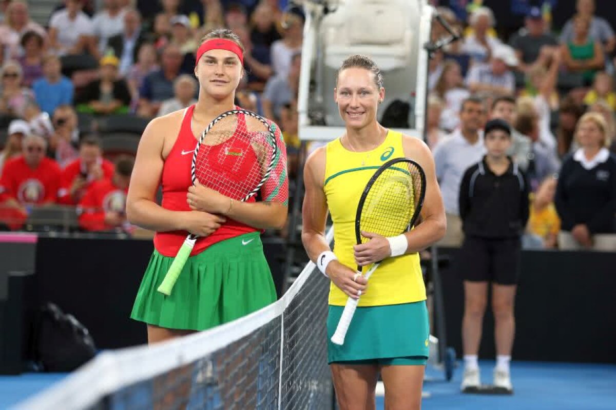 AUSTRALIA - BELARUS 1-1, FED CUP // FOTO + VIDEO Echilibru după prima zi în cealaltă semifinală din Fed Cup