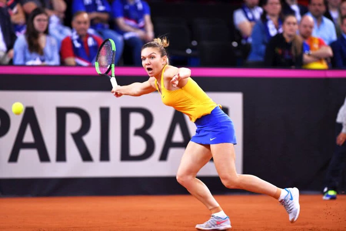  FED CUP, FRANȚA - ROMÂNIA 1-1 // VIDEO+FOTO Mihaela Buzărnescu a pierdut în fața Carolinei Garcia, Simona Halep a trecut de Kristina Mladenovic