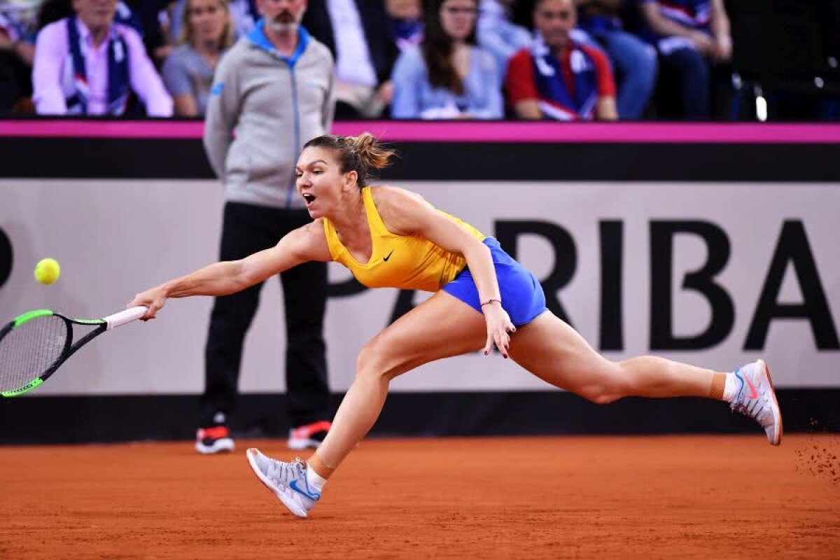  FED CUP, FRANȚA - ROMÂNIA 1-1 // VIDEO+FOTO Mihaela Buzărnescu a pierdut în fața Carolinei Garcia, Simona Halep a trecut de Kristina Mladenovic