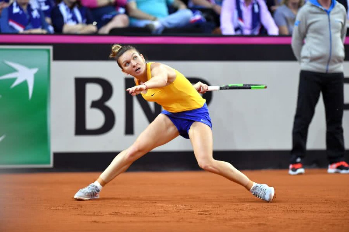  FED CUP, FRANȚA - ROMÂNIA 1-1 // VIDEO+FOTO Mihaela Buzărnescu a pierdut în fața Carolinei Garcia, Simona Halep a trecut de Kristina Mladenovic