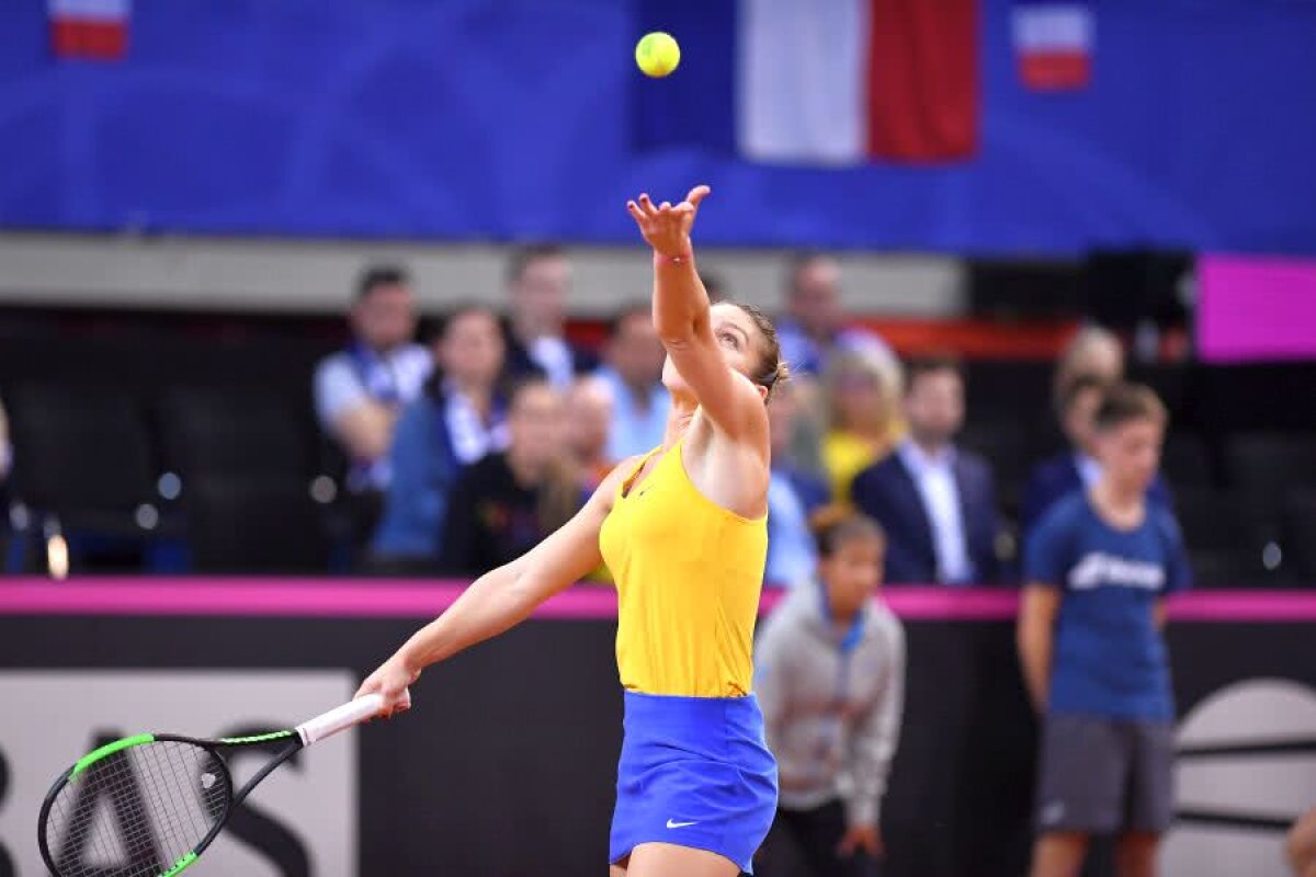  FED CUP, FRANȚA - ROMÂNIA 1-1 // VIDEO+FOTO Mihaela Buzărnescu a pierdut în fața Carolinei Garcia, Simona Halep a trecut de Kristina Mladenovic