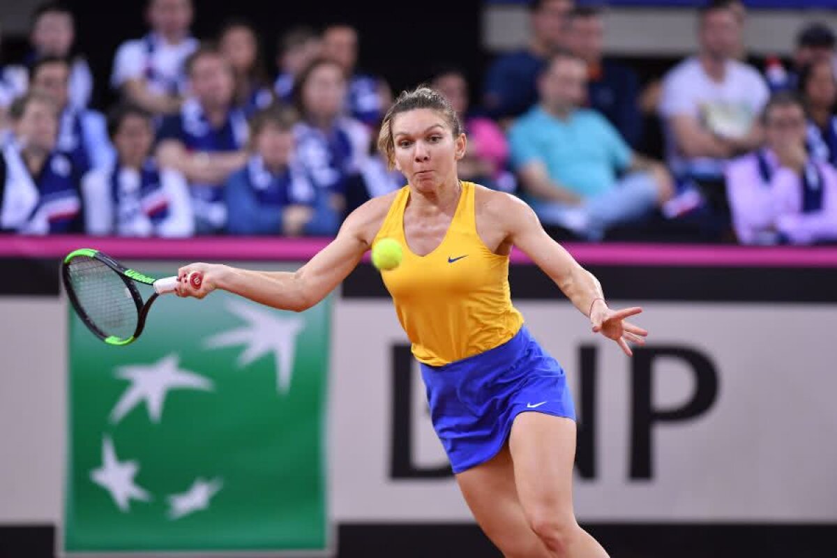  FED CUP, FRANȚA - ROMÂNIA 1-1 // VIDEO+FOTO Mihaela Buzărnescu a pierdut în fața Carolinei Garcia, Simona Halep a trecut de Kristina Mladenovic