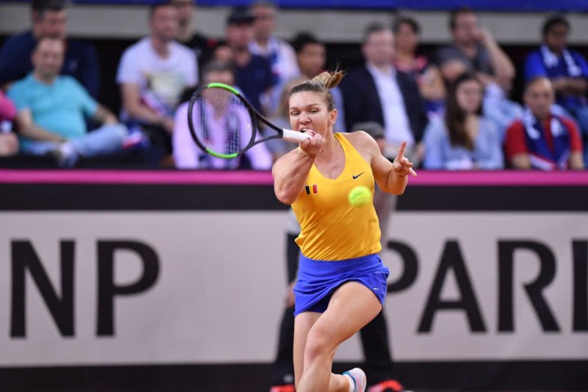  FED CUP, FRANȚA - ROMÂNIA 1-1 // VIDEO+FOTO Mihaela Buzărnescu a pierdut în fața Carolinei Garcia, Simona Halep a trecut de Kristina Mladenovic