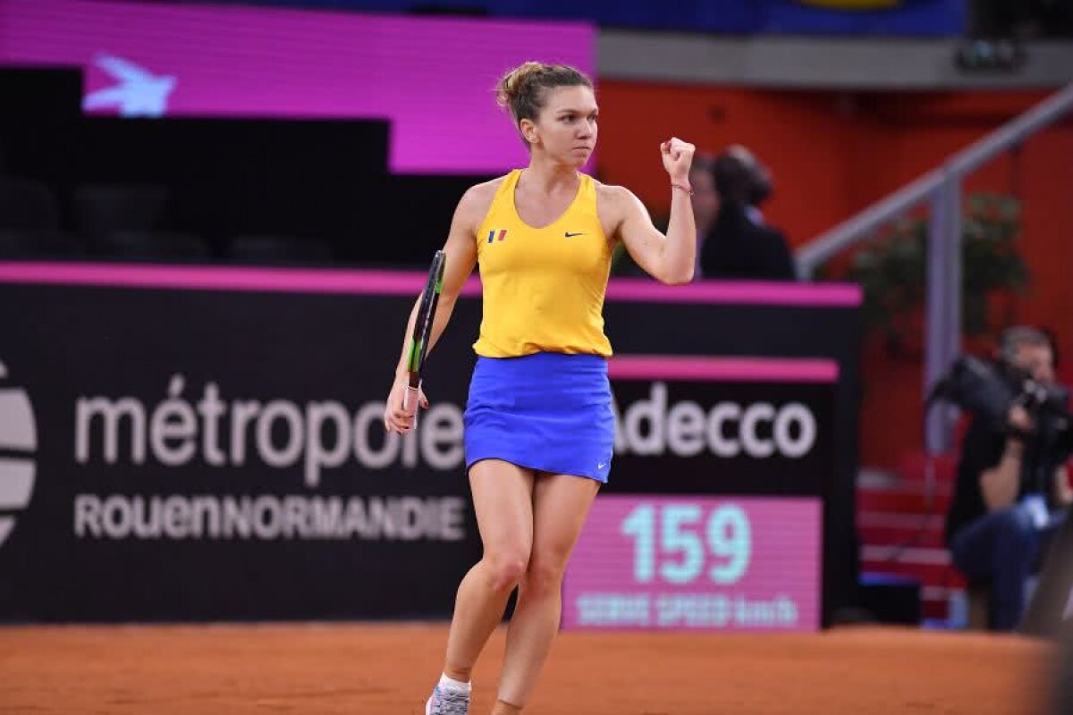  FED CUP, FRANȚA - ROMÂNIA 1-1 // VIDEO+FOTO Mihaela Buzărnescu a pierdut în fața Carolinei Garcia, Simona Halep a trecut de Kristina Mladenovic