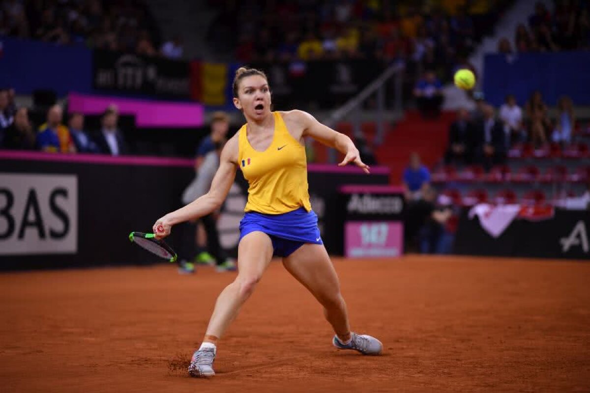  FED CUP, FRANȚA - ROMÂNIA 1-1 // VIDEO+FOTO Mihaela Buzărnescu a pierdut în fața Carolinei Garcia, Simona Halep a trecut de Kristina Mladenovic