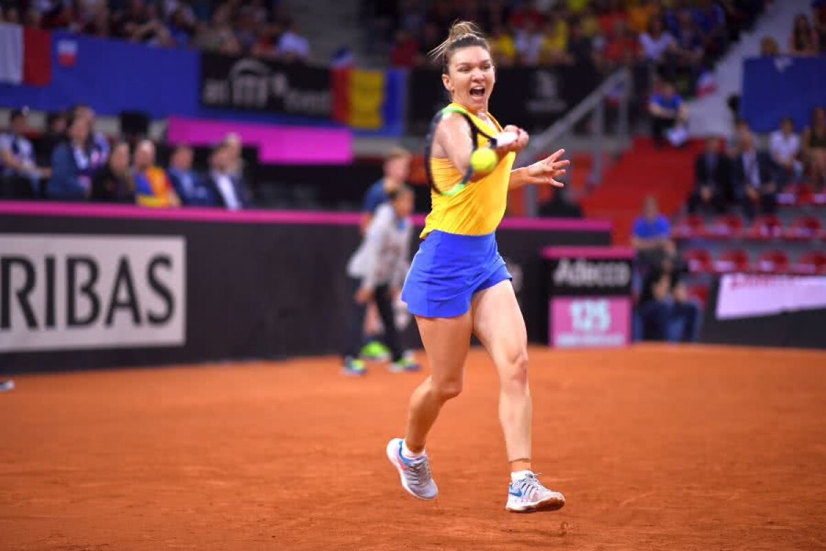  FED CUP, FRANȚA - ROMÂNIA 1-1 // VIDEO+FOTO Mihaela Buzărnescu a pierdut în fața Carolinei Garcia, Simona Halep a trecut de Kristina Mladenovic