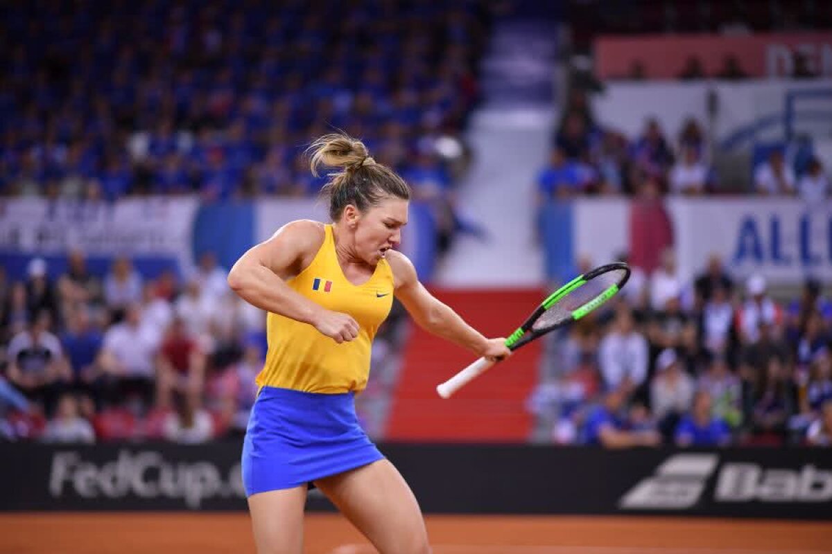  FED CUP, FRANȚA - ROMÂNIA 1-1 // VIDEO+FOTO Mihaela Buzărnescu a pierdut în fața Carolinei Garcia, Simona Halep a trecut de Kristina Mladenovic