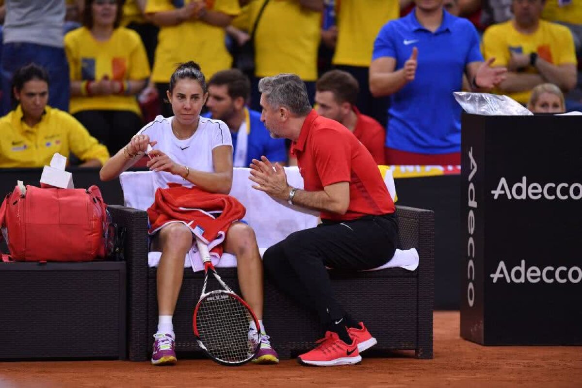  FED CUP, FRANȚA - ROMÂNIA 1-1 // VIDEO+FOTO Mihaela Buzărnescu a pierdut în fața Carolinei Garcia, Simona Halep a trecut de Kristina Mladenovic