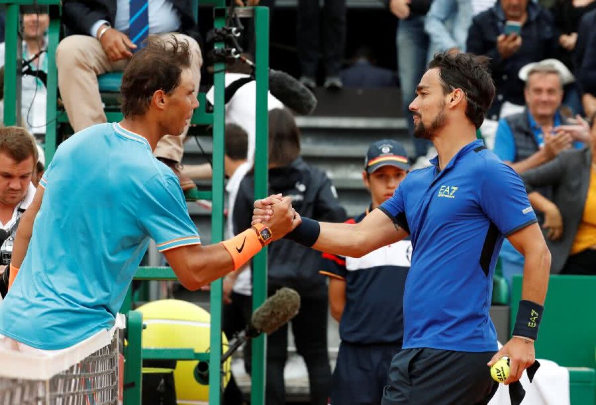 RAFAEL NADAL - FABIO FOGNINI 4-6, 2-6 // VIDEO+FOTO Nadal, eliminat în semifinale! A fost aproape de o umilință istorică