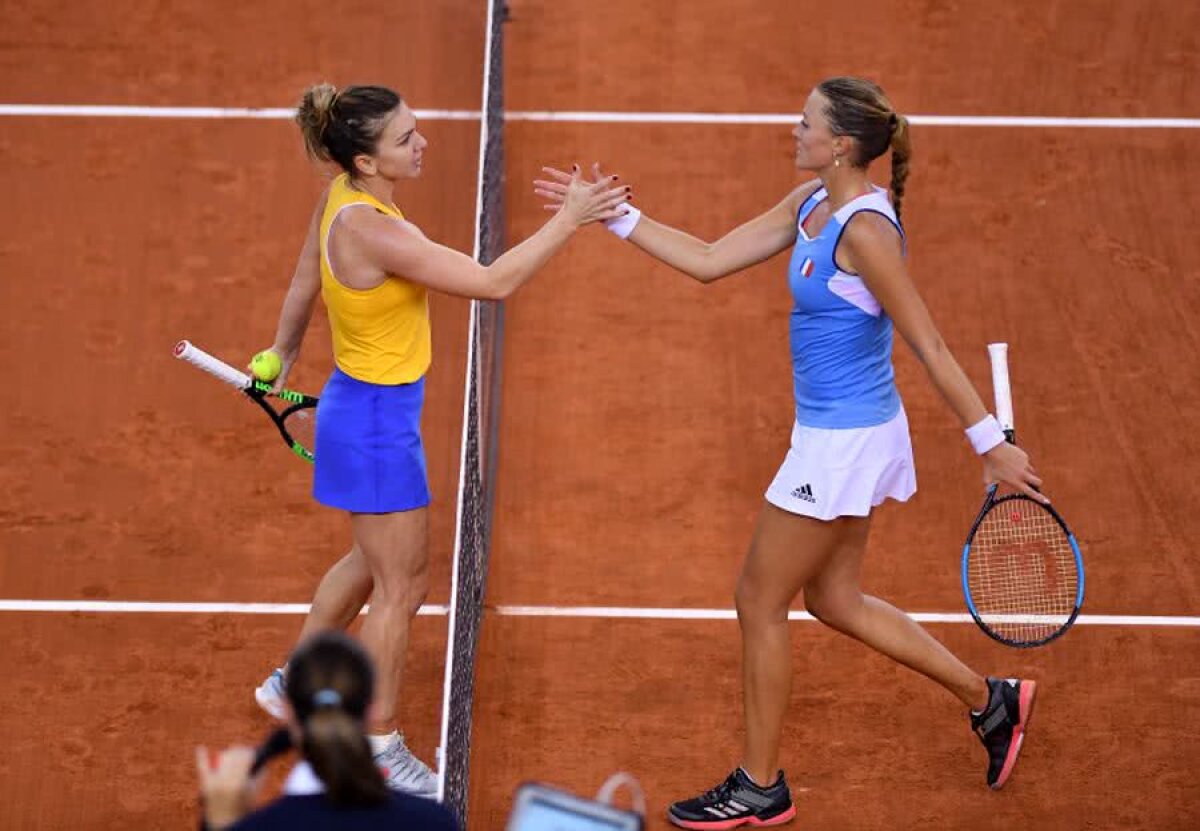 FRANȚA - ROMÂNIA 1-1, FED CUP // Kristina Mladenovic, supărată după meciul cu Halep + Ce spune Garcia despre meciul cu Simona