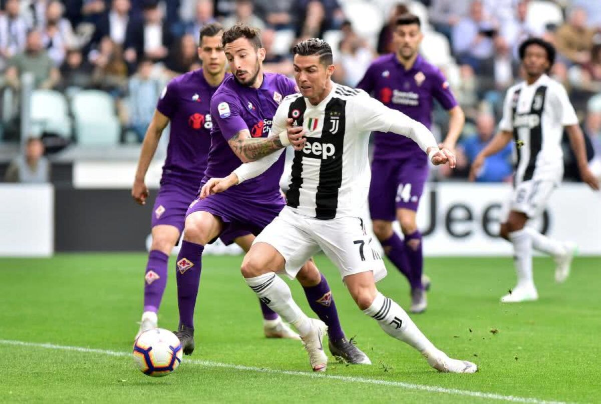 Juventus - Fiorentina 2-1 // VIDEO+FOTO » Record! Juventus, campioană a opta oară consecutiv! Cristiano Ronaldo, primul titlu în Italia