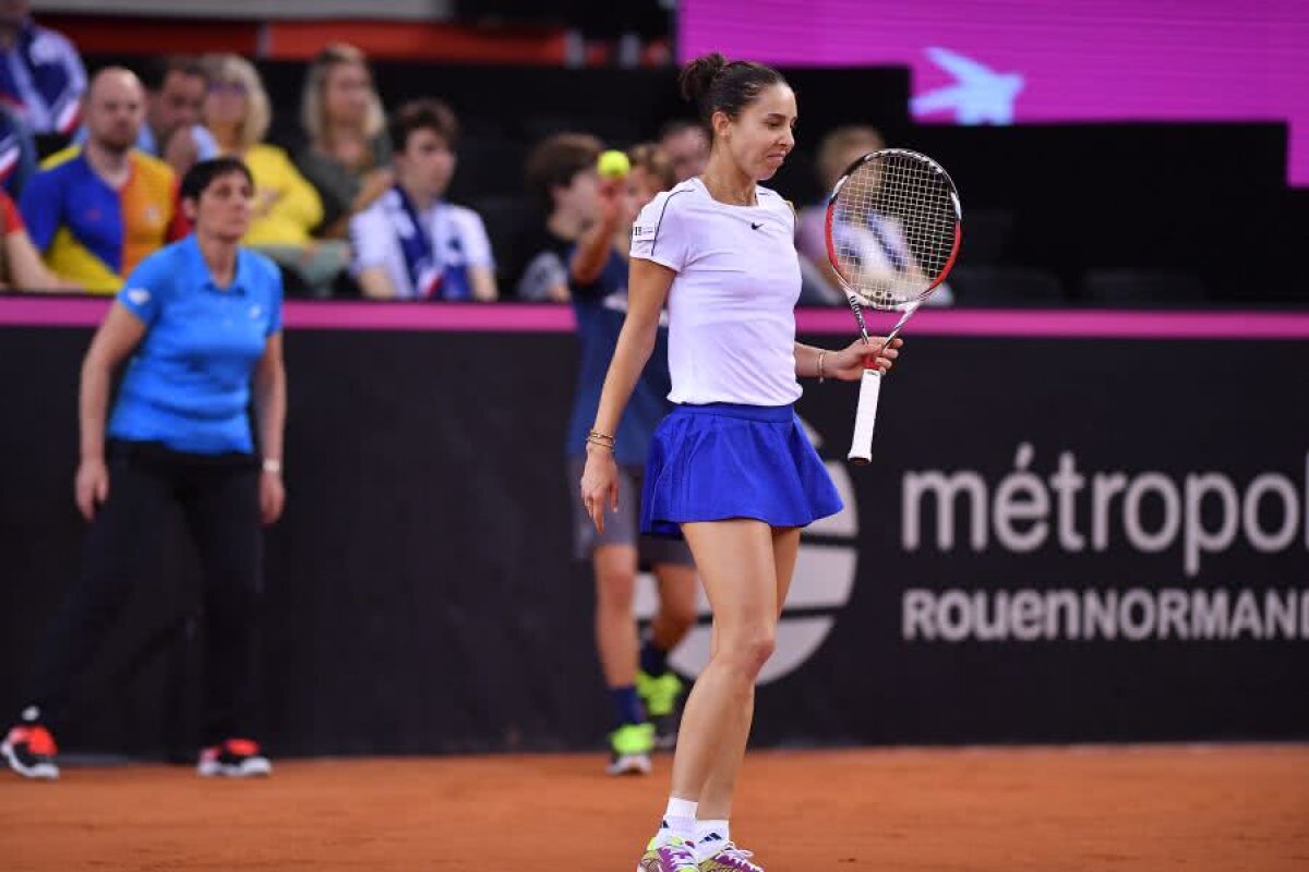 FRANȚA - ROMÂNIA 1-1, FED CUP // VIDEO Mihaela Buzărnescu, mulțumită de prestația sa: „De obicei sunt strictă cu mine, dar astăzi nu am ce să îmi reproșez”