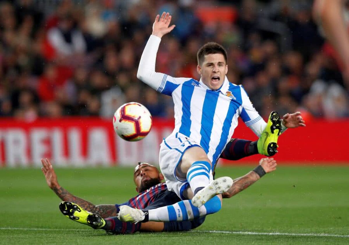 Barcelona - Real Sociedad 2-1 // VIDEO+FOTO Catalanii se impun greu pe Camp Nou și se apropie şi mai mult de mult râvnitul trofeu