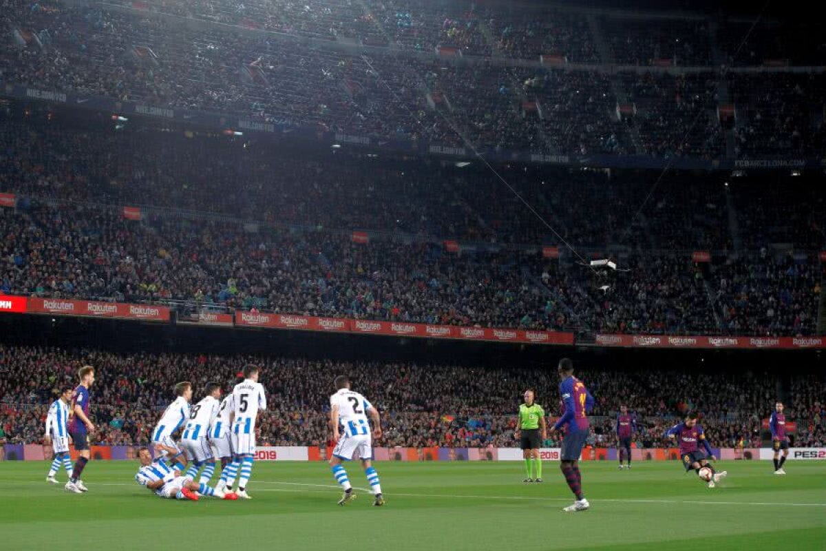 Barcelona - Real Sociedad 2-1 // VIDEO+FOTO Catalanii se impun greu pe Camp Nou și se apropie şi mai mult de mult râvnitul trofeu