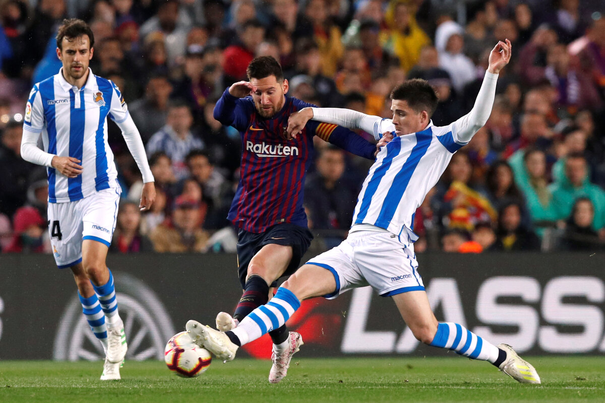 Barcelona - Real Sociedad 2-1 // VIDEO+FOTO Catalanii se impun greu pe Camp Nou și se apropie şi mai mult de mult râvnitul trofeu