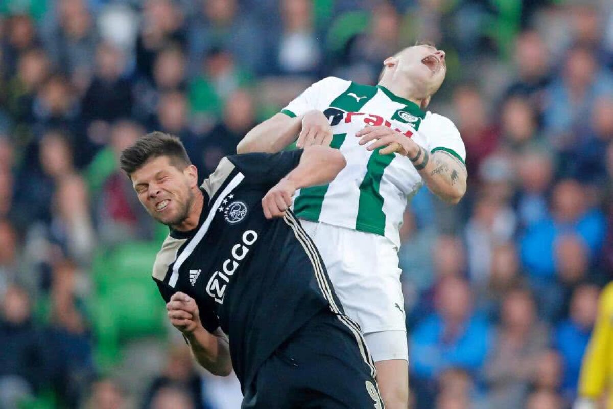 Groningen - Ajax 0-1 // FOTO Ajax nu mai poate pierde titlul »  Klaas-Jan Huntelaar a înscris golul decisiv și a fost eliminat în 5 minute: ”Am făcut o prostie”