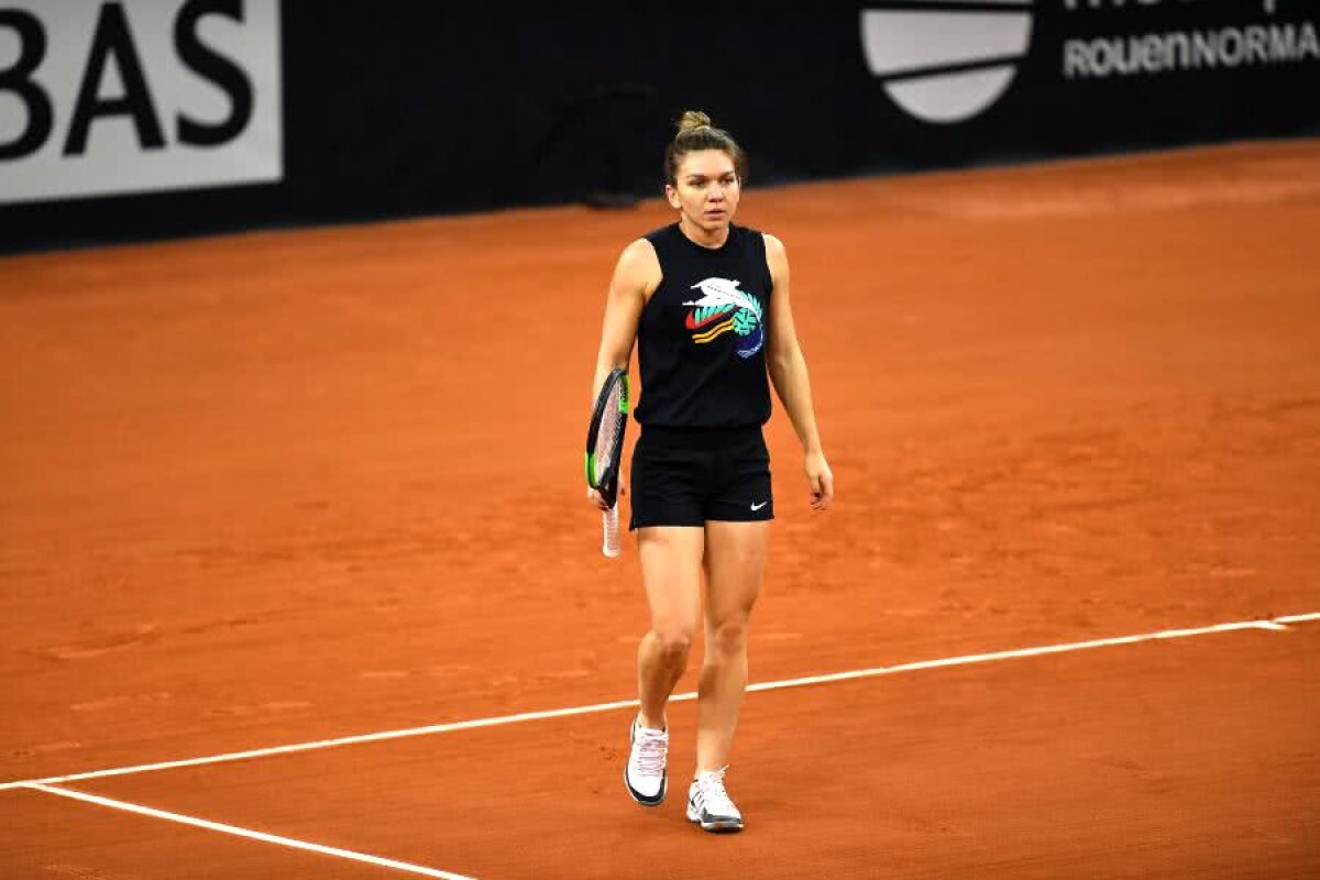 FRANȚA - ROMÂNIA 1-1, FED CUP // SIMONA HALEP - CAROLINE GARCIA » VIDEO+FOTO Imagini în exclusivitate cu Simona Halep, cu o oră înaintea meciului cu Garcia