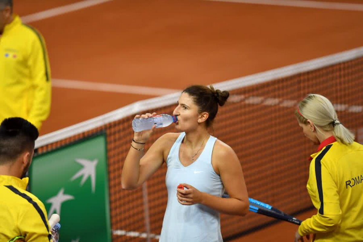 FRANȚA - ROMÂNIA 1-1, FED CUP // SIMONA HALEP - CAROLINE GARCIA » VIDEO+FOTO Imagini în exclusivitate cu Simona Halep, cu o oră înaintea meciului cu Garcia