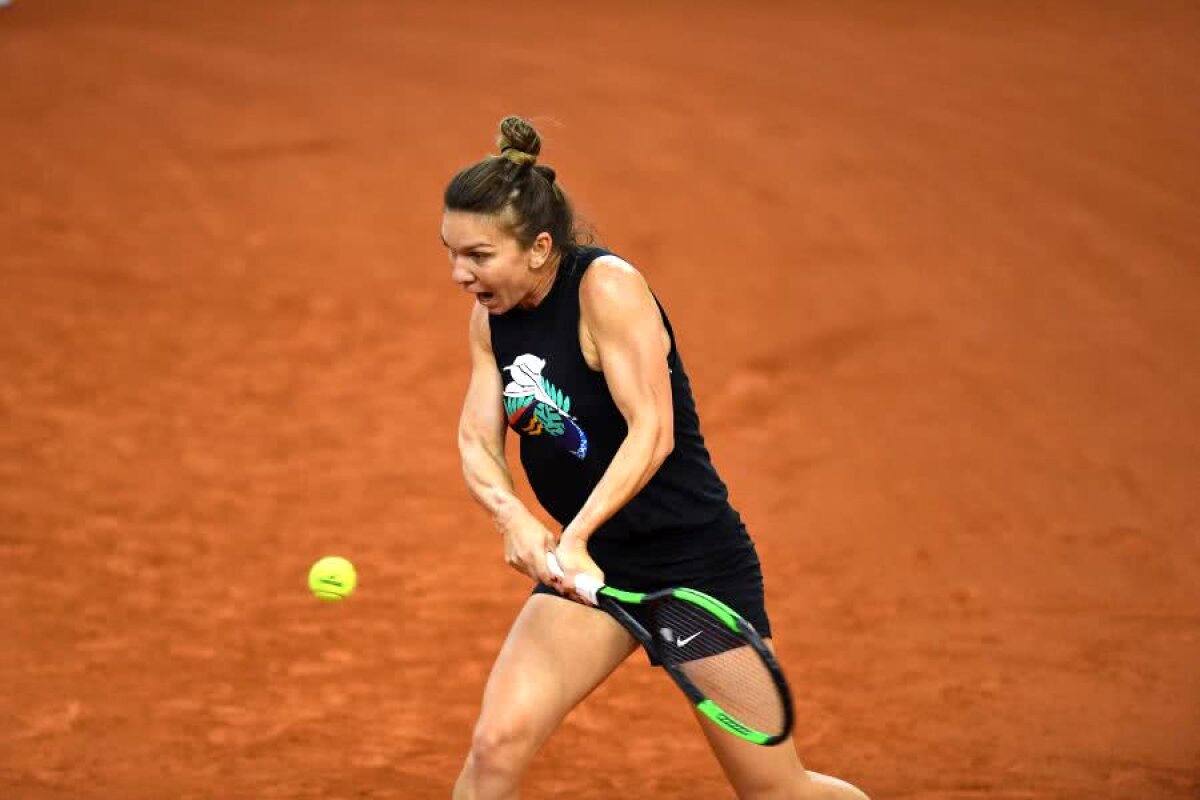 FRANȚA - ROMÂNIA 1-1, FED CUP // SIMONA HALEP - CAROLINE GARCIA » VIDEO+FOTO Imagini în exclusivitate cu Simona Halep, cu o oră înaintea meciului cu Garcia