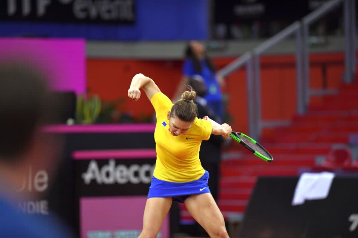 SIMONA HALEP - CAROLINE GARCIA // VIDEO+FOTO De aici a plecat revenirea FABULOASĂ din primul set! Halep, reacție incredibilă de descătușare după un punct teribil