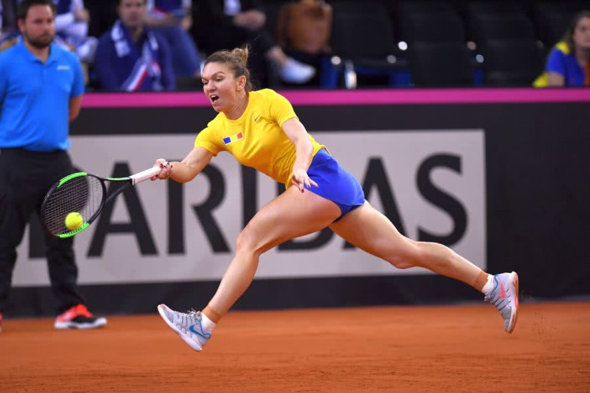 SIMONA HALEP - CAROLINE GARCIA // VIDEO+FOTO De aici a plecat revenirea FABULOASĂ din primul set! Halep, reacție incredibilă de descătușare după un punct teribil
