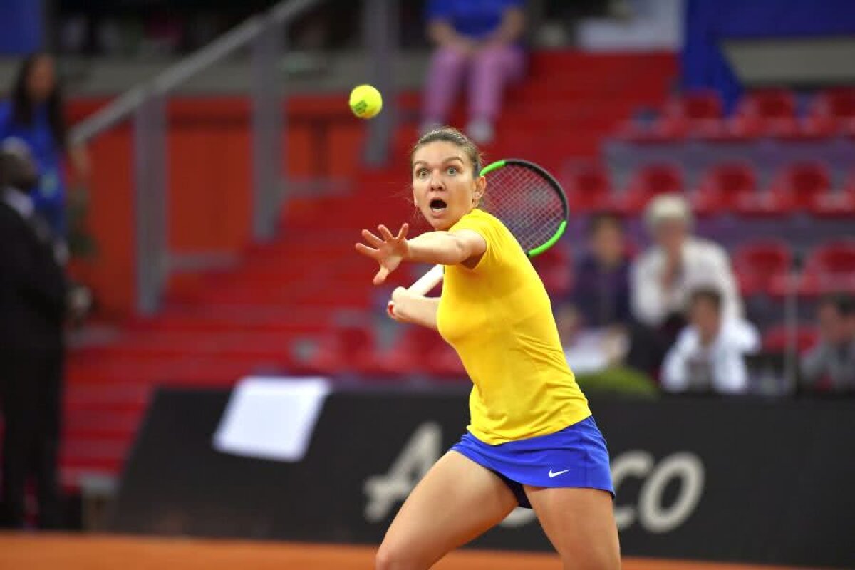 SIMONA HALEP - CAROLINE GARCIA // VIDEO+FOTO De aici a plecat revenirea FABULOASĂ din primul set! Halep, reacție incredibilă de descătușare după un punct teribil